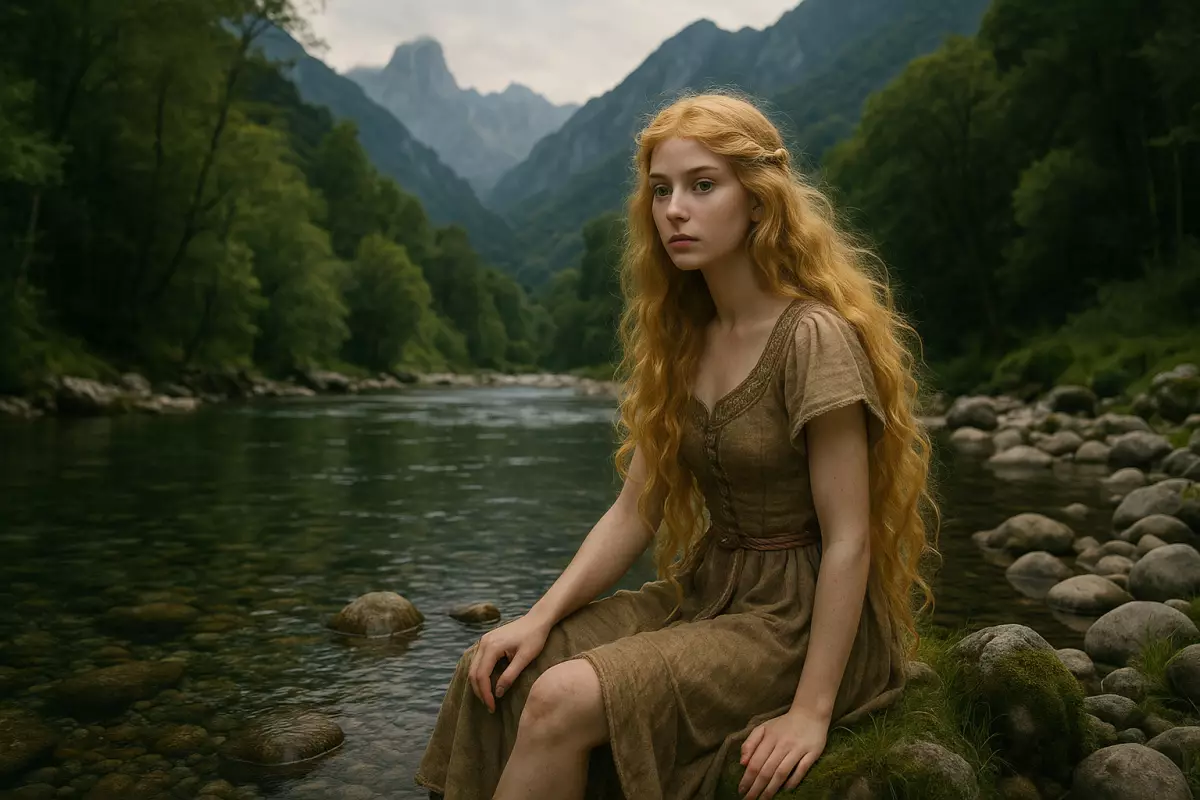 Anjana en fuente de Liébana