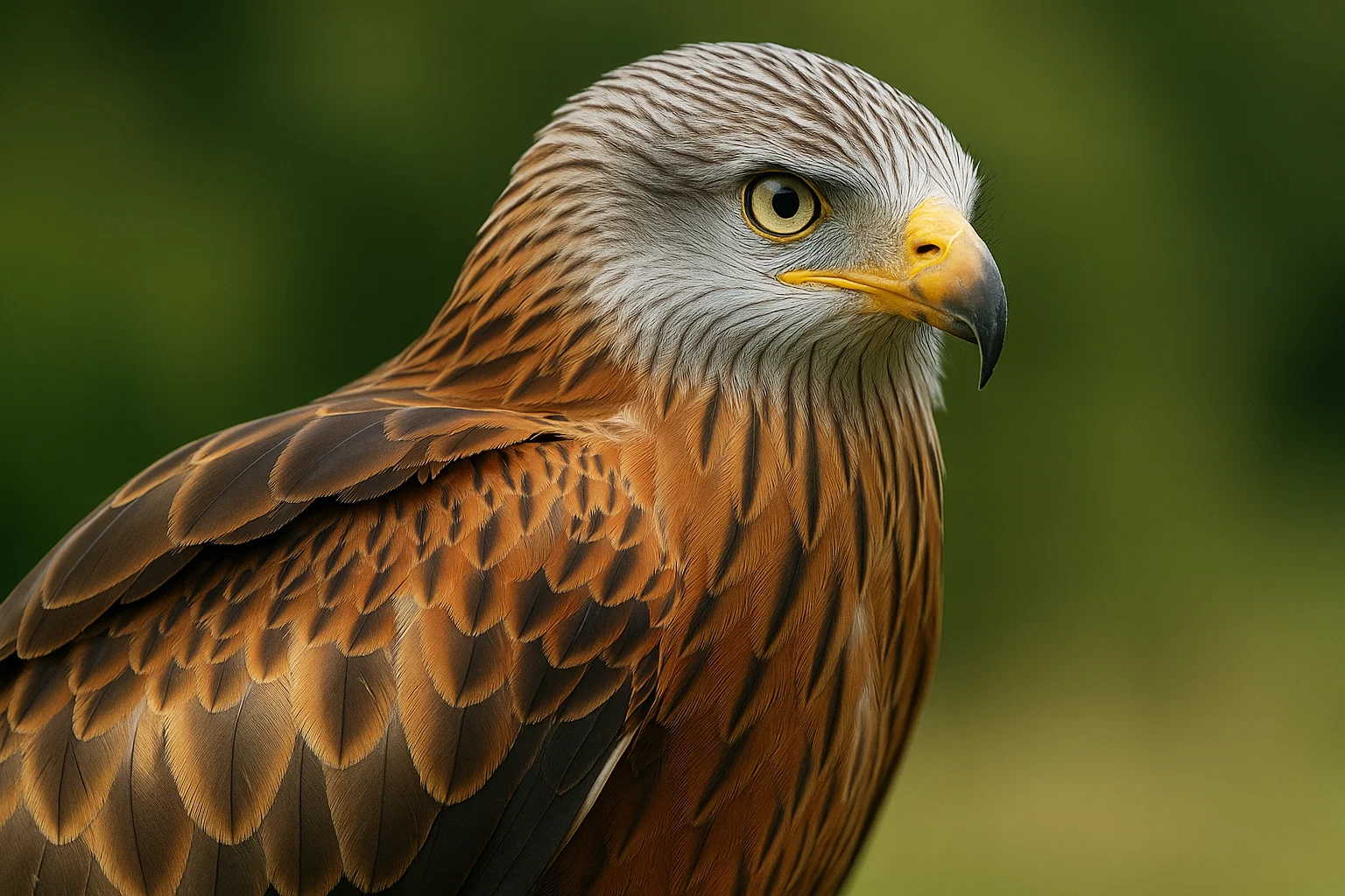 Milano real mostrando la cola profundamente ahorquillada