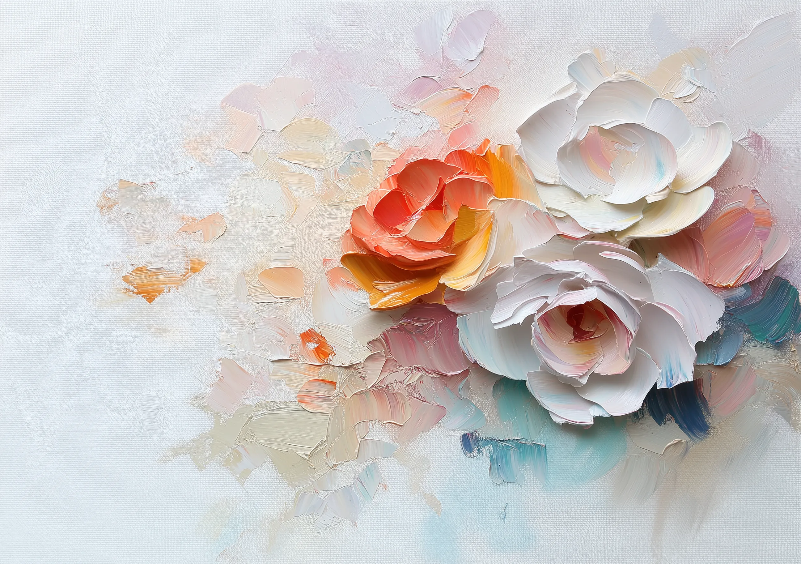 Abstract Floral Artwork
