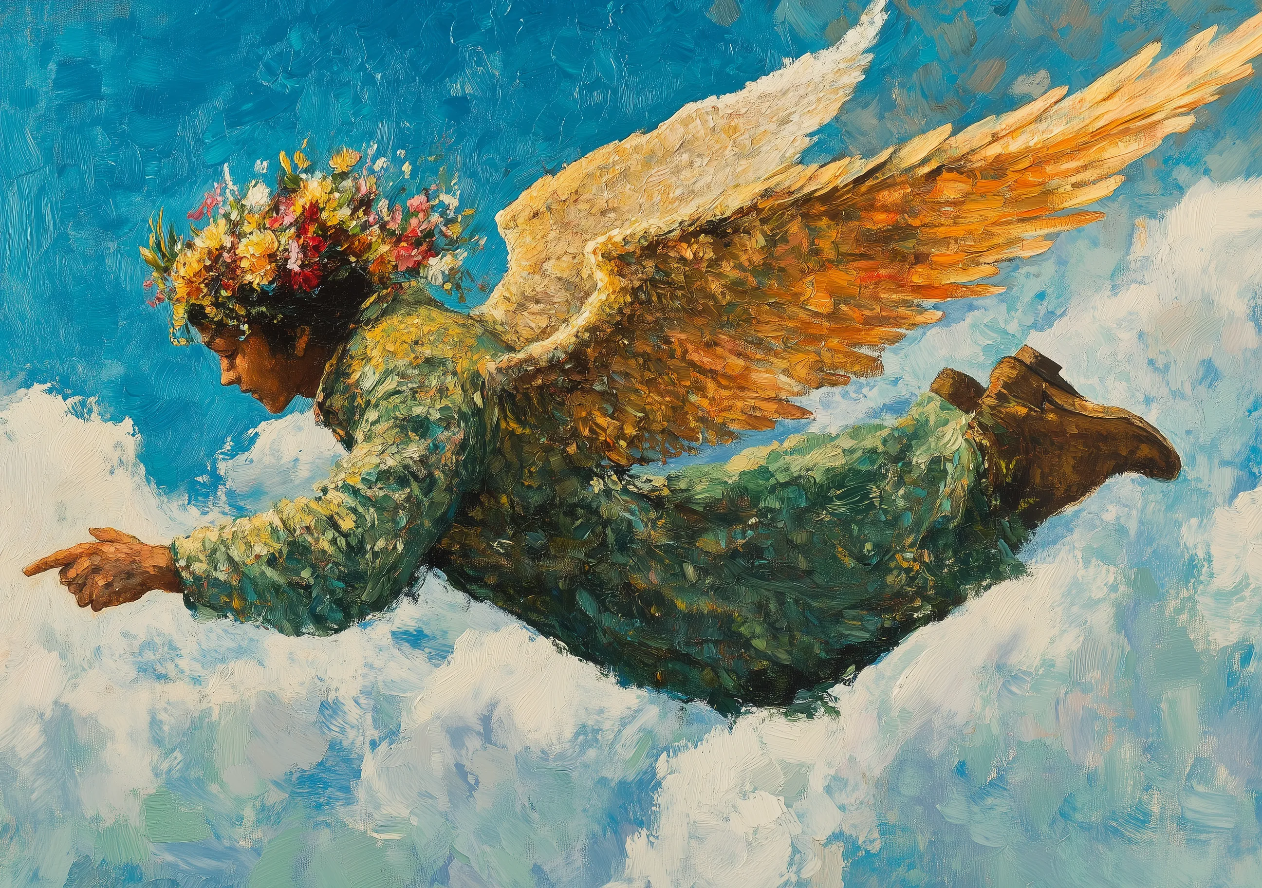 Art Angel Flight Nature