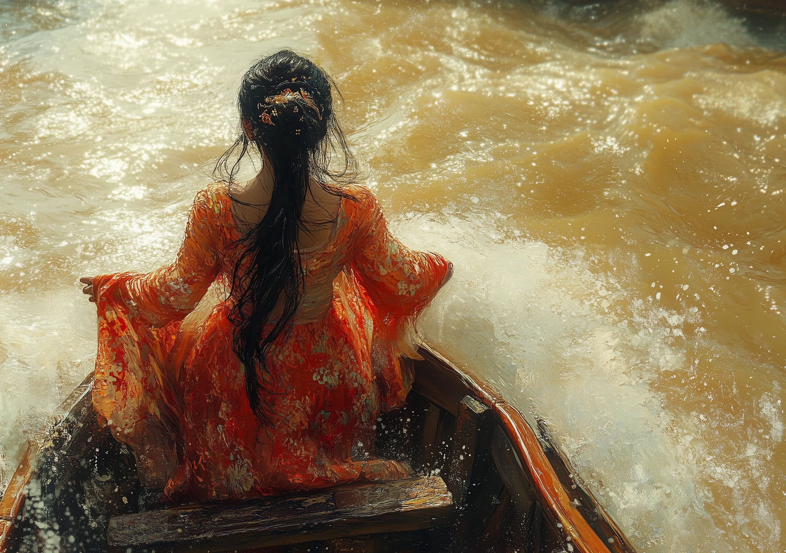 Art Oriental En Barco