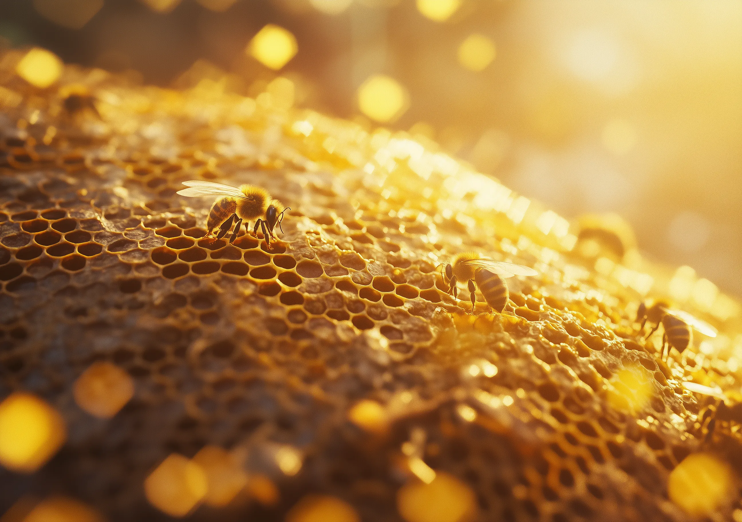 Bee Hive Closeup