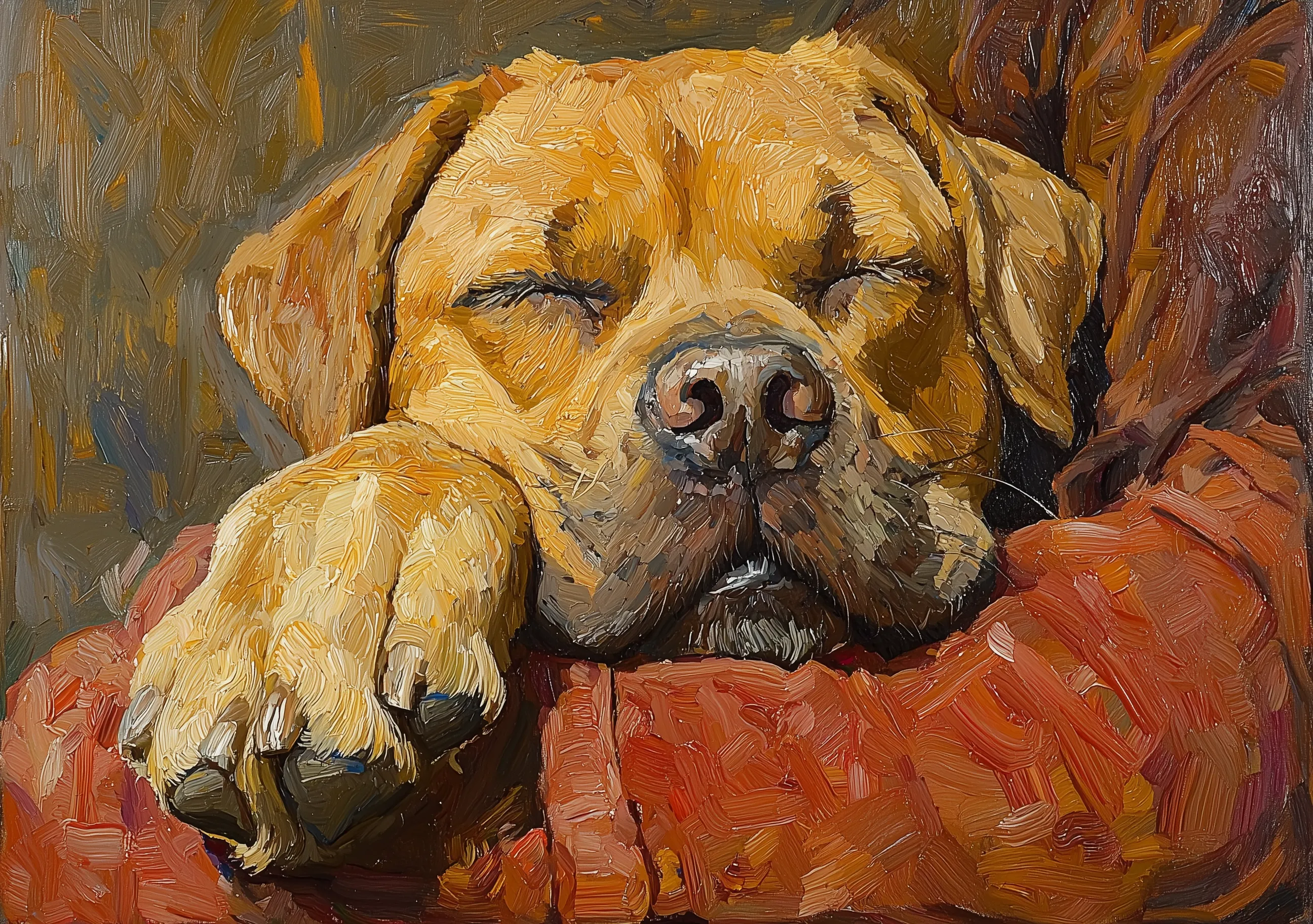 Brown Dog Portrait 1