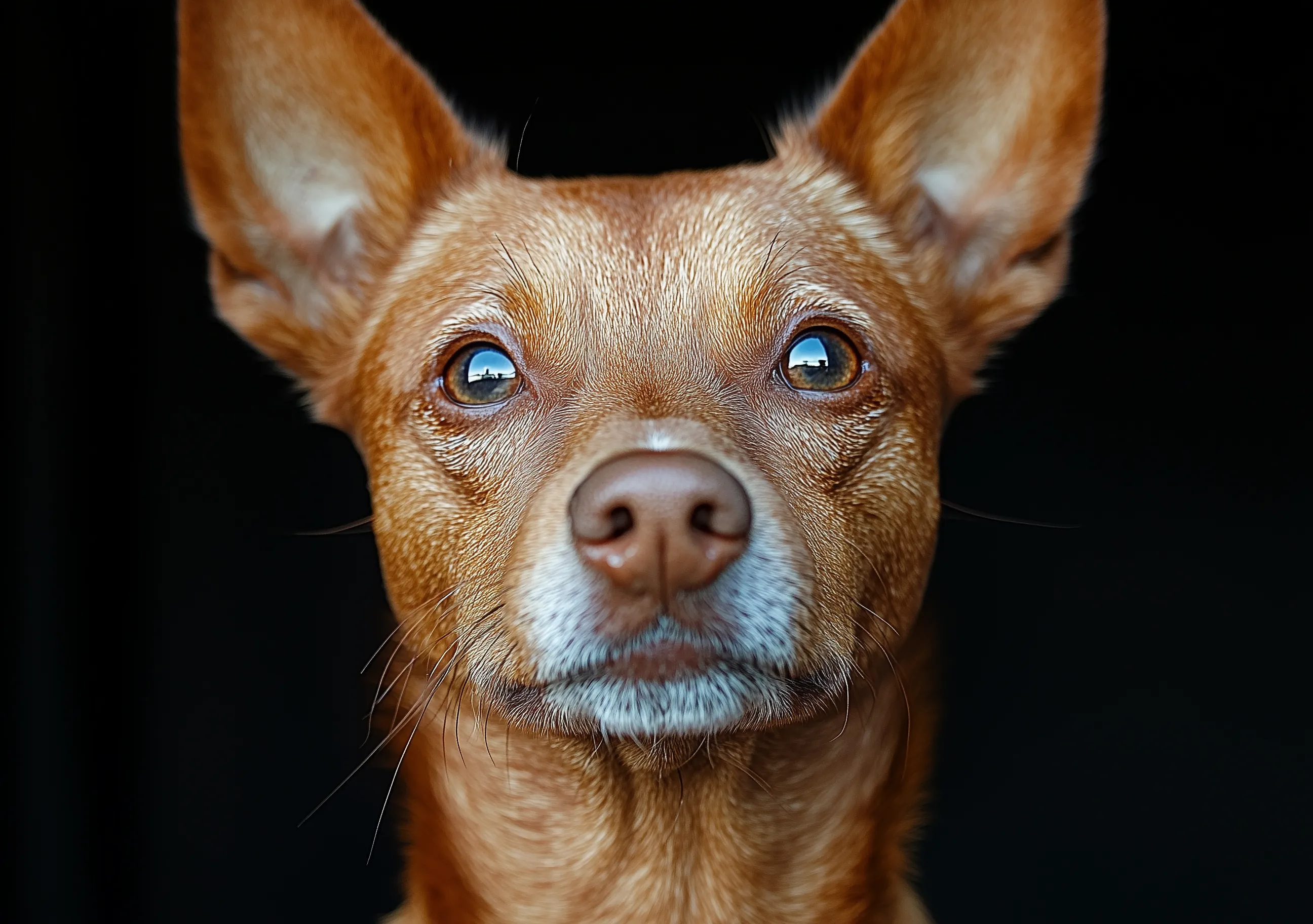 Brown Dog Portrait