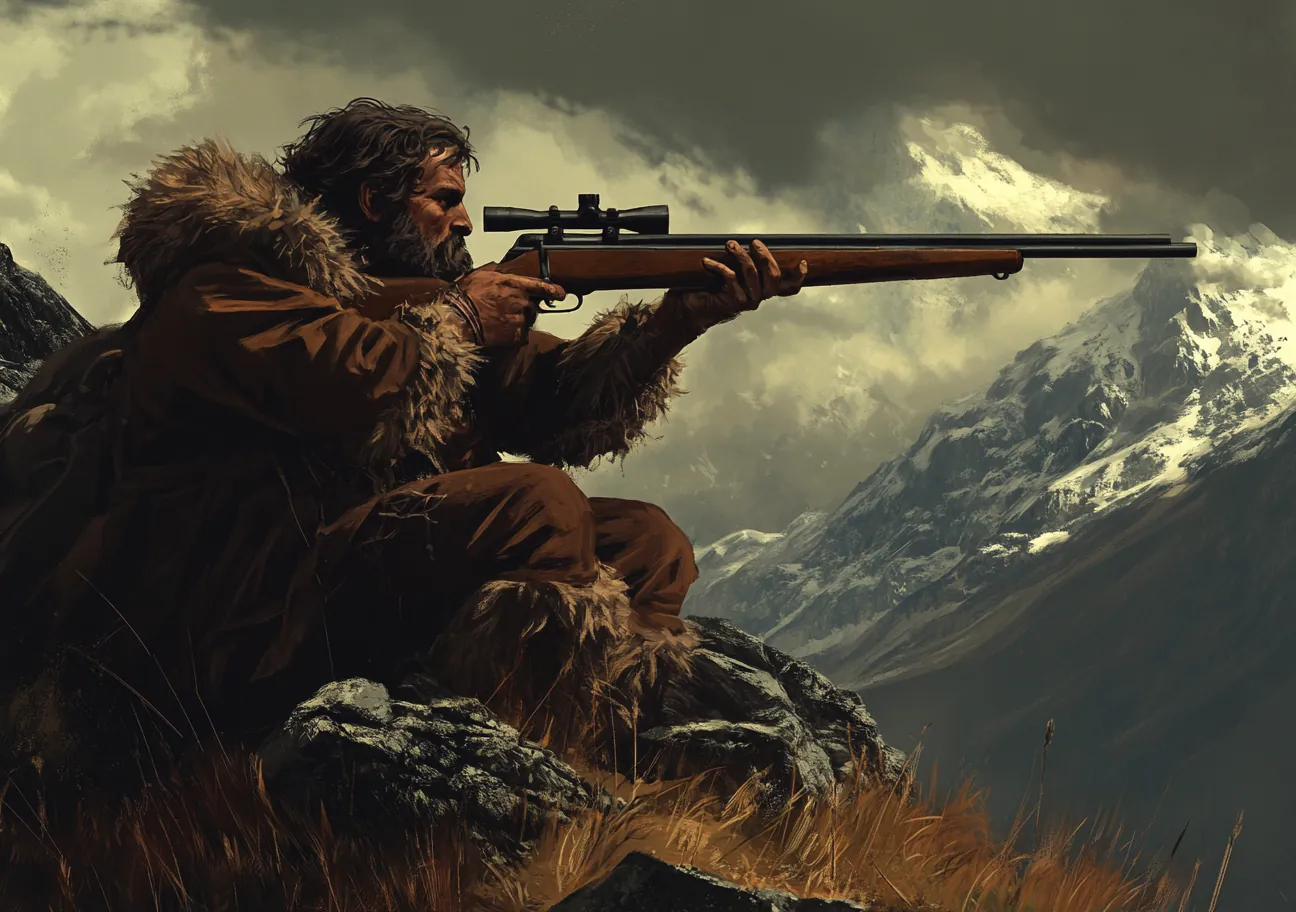 Cazador Montana Impressionismo