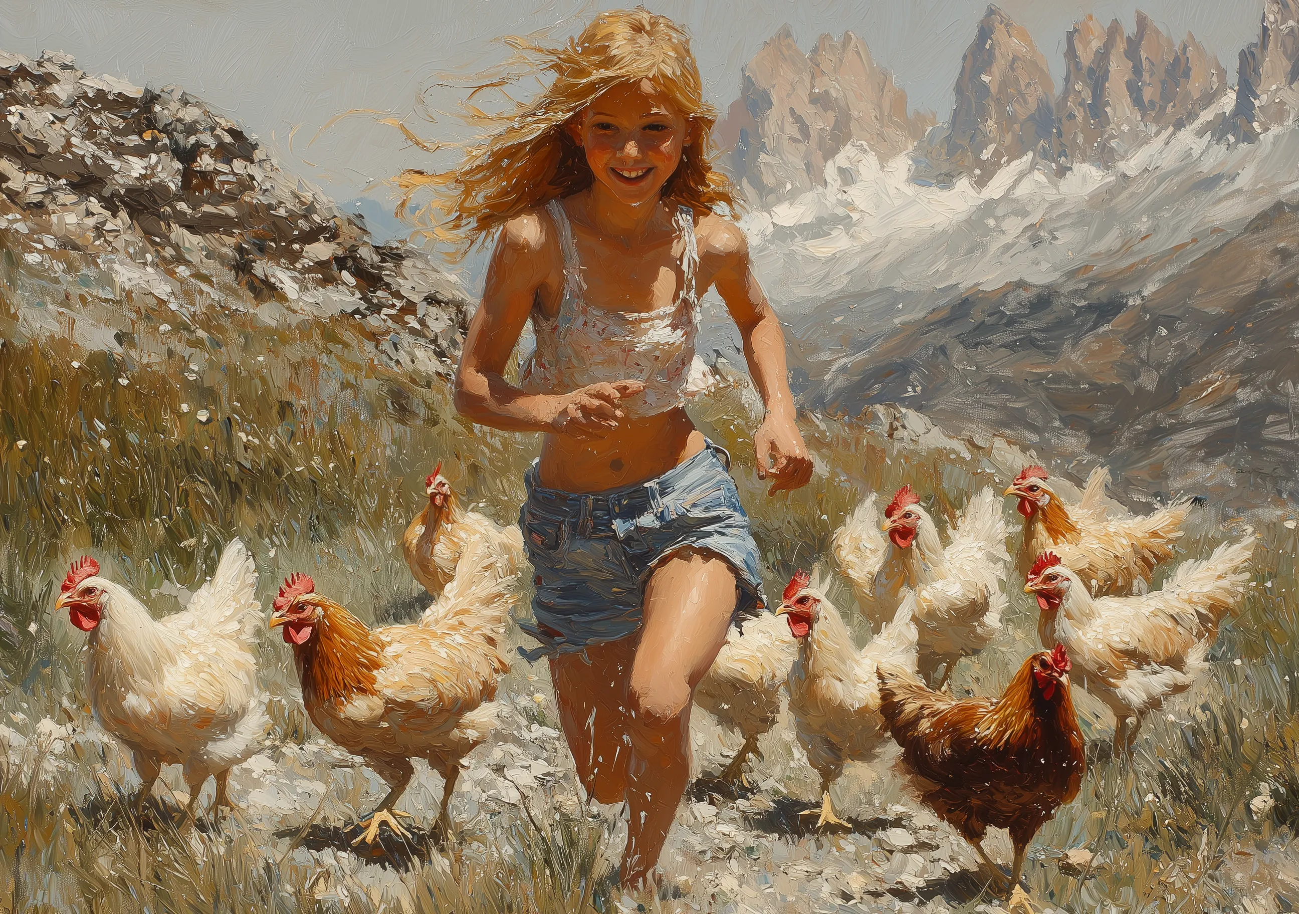 Chicken Run Mountain Girl