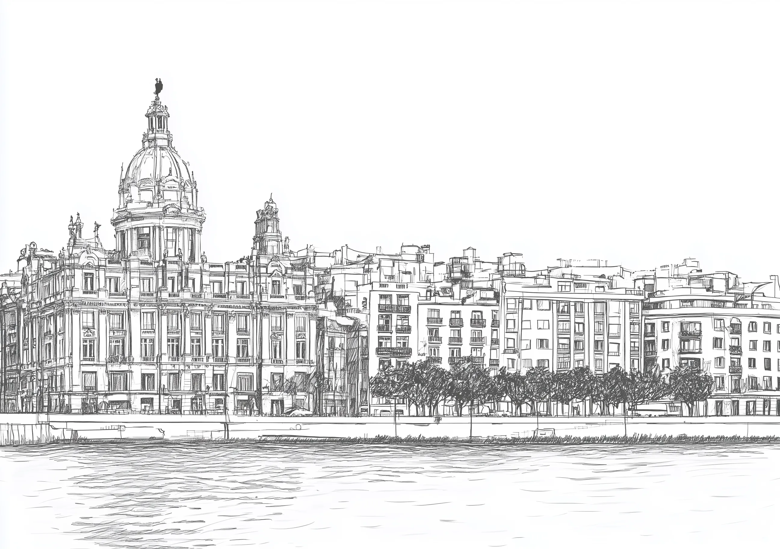 Estudio sobre Ciudad Sketch