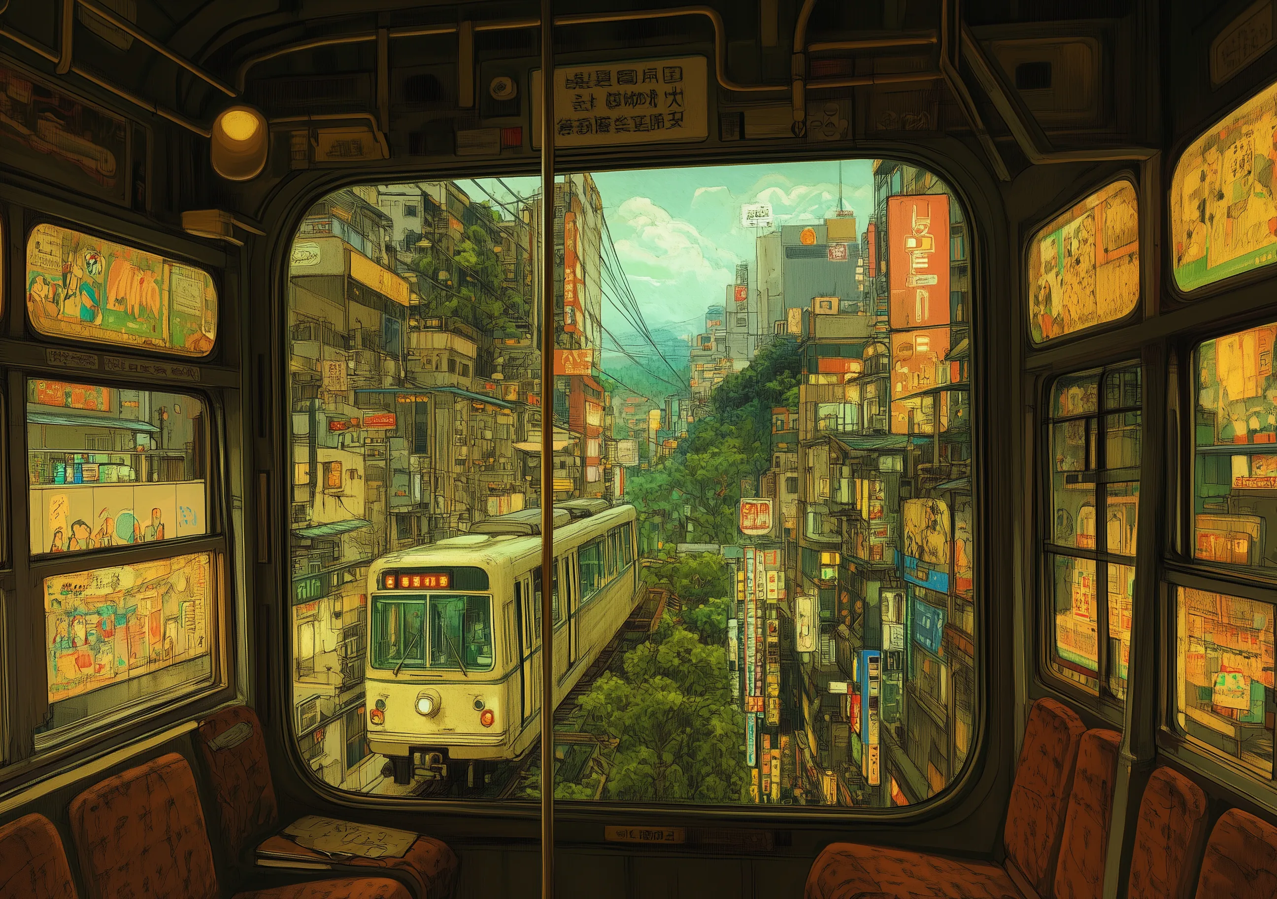 City Train Window