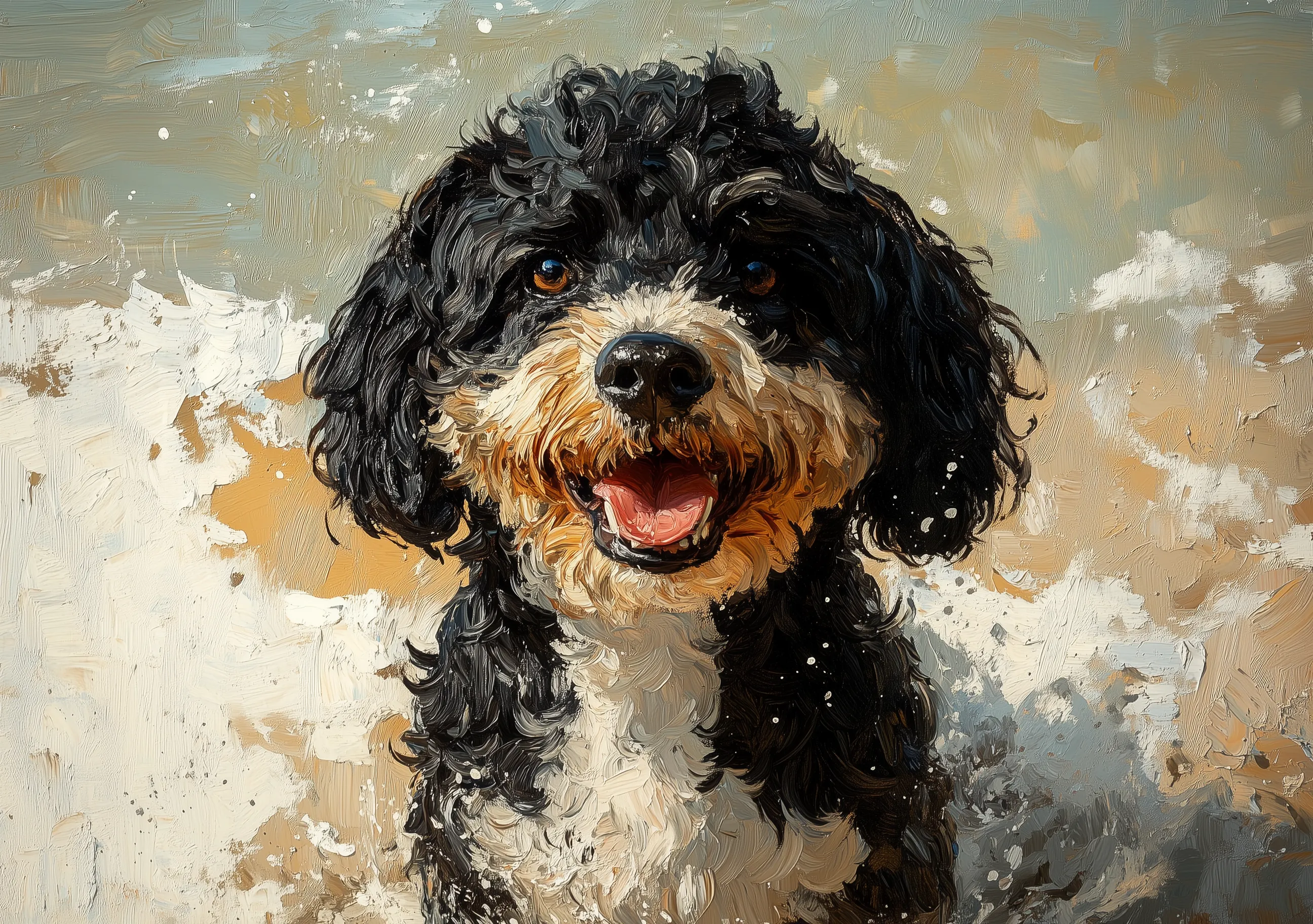 Obra Maestra: Colorful Puppy