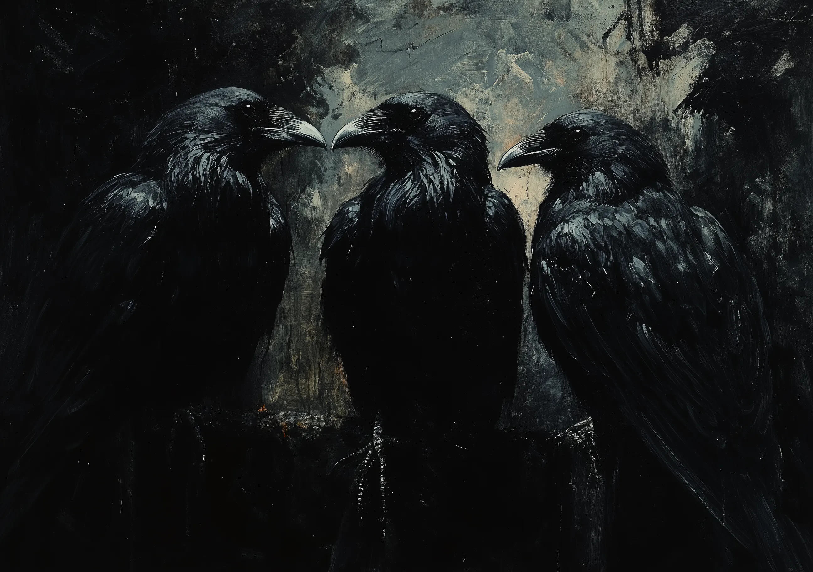 Esencia de Crow Impressionist Oil