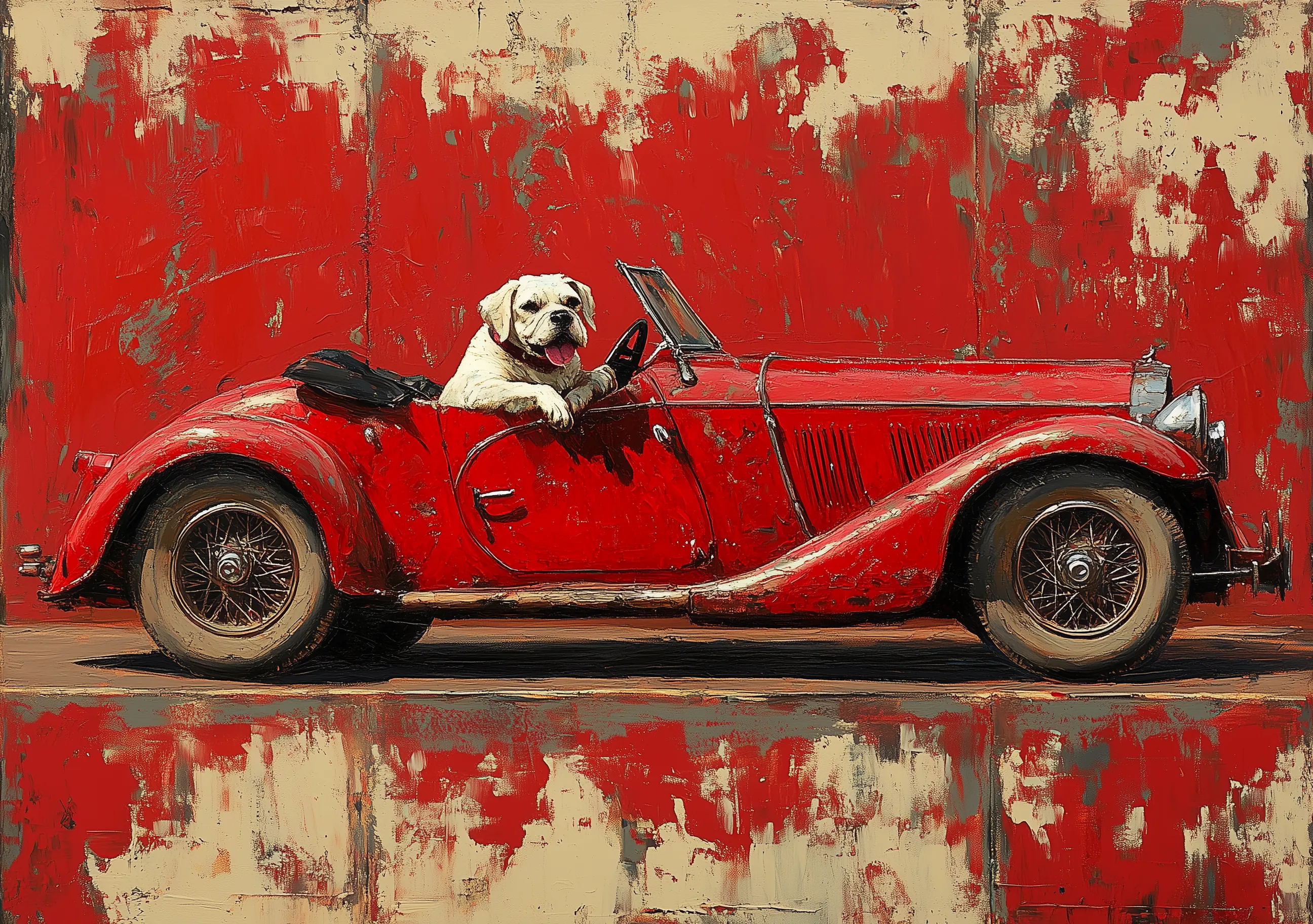 Ecos de Perro Red Car