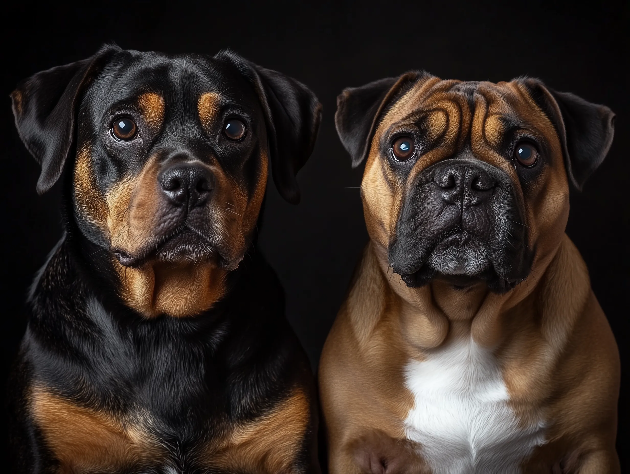 Luz, Sombra y Dogs Retrato