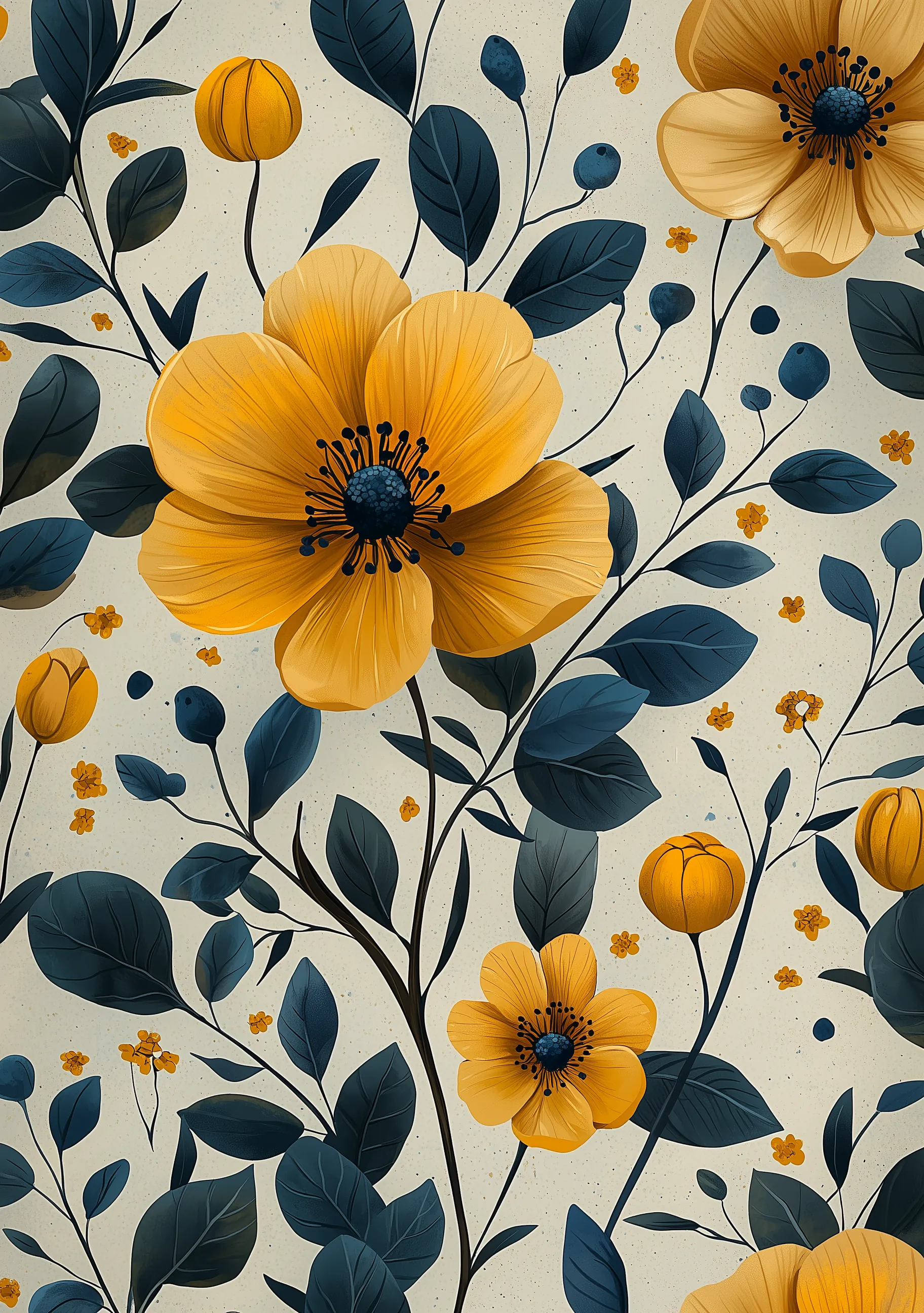 Floral Print Artwork