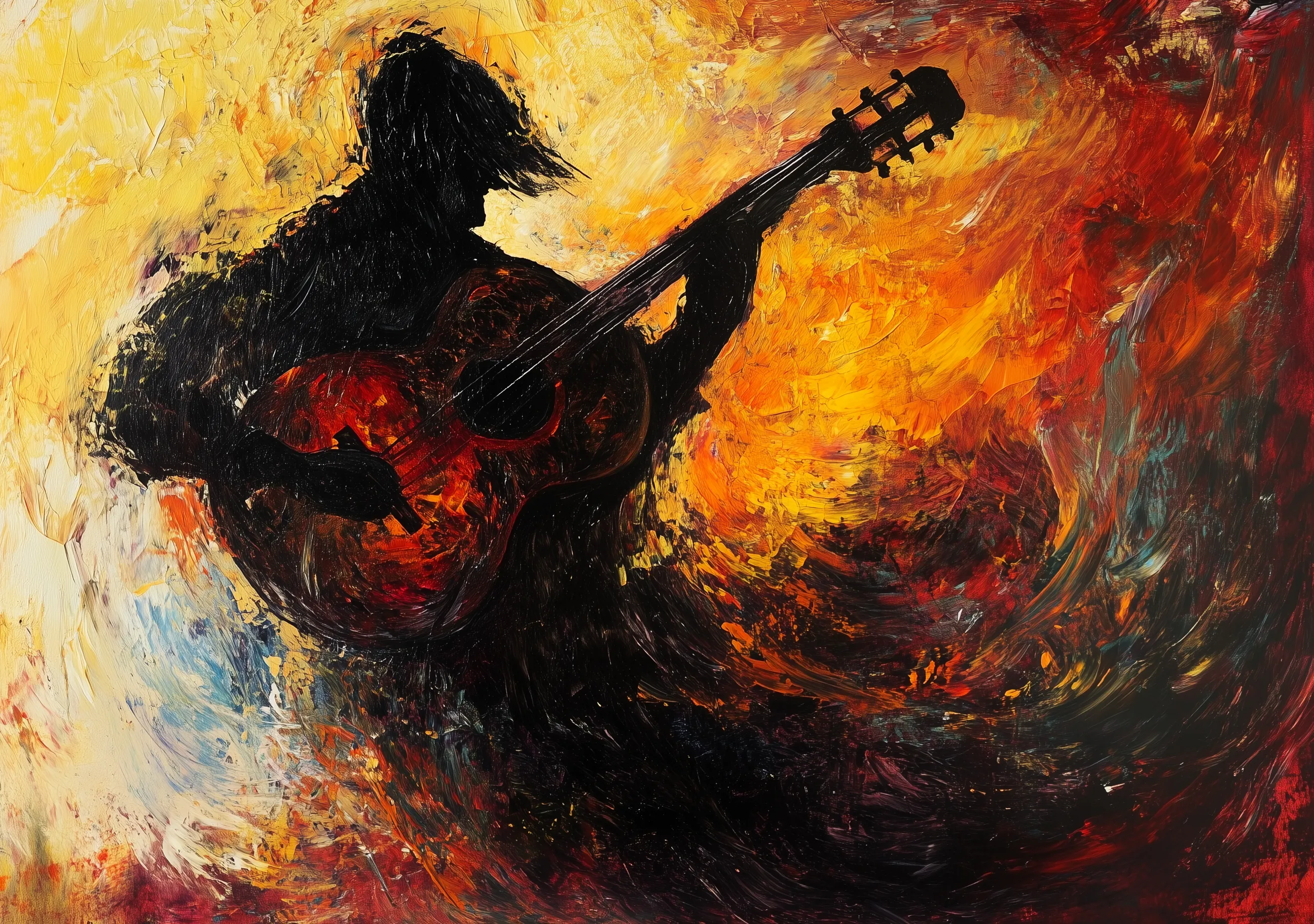 Reflejos: Guitarist Performance Poster