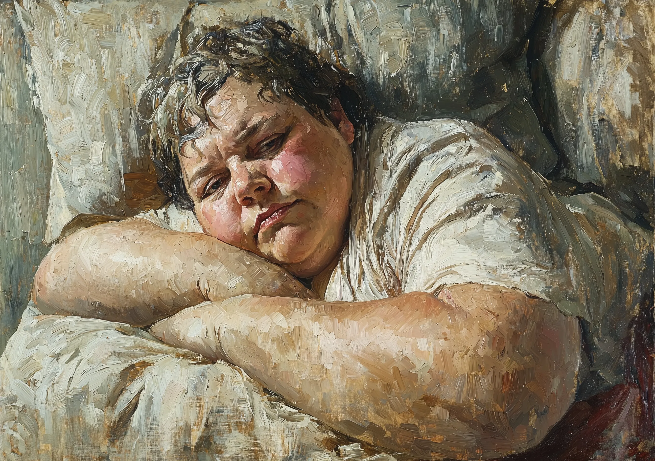 Alma de Hombre Dormido Impressionista