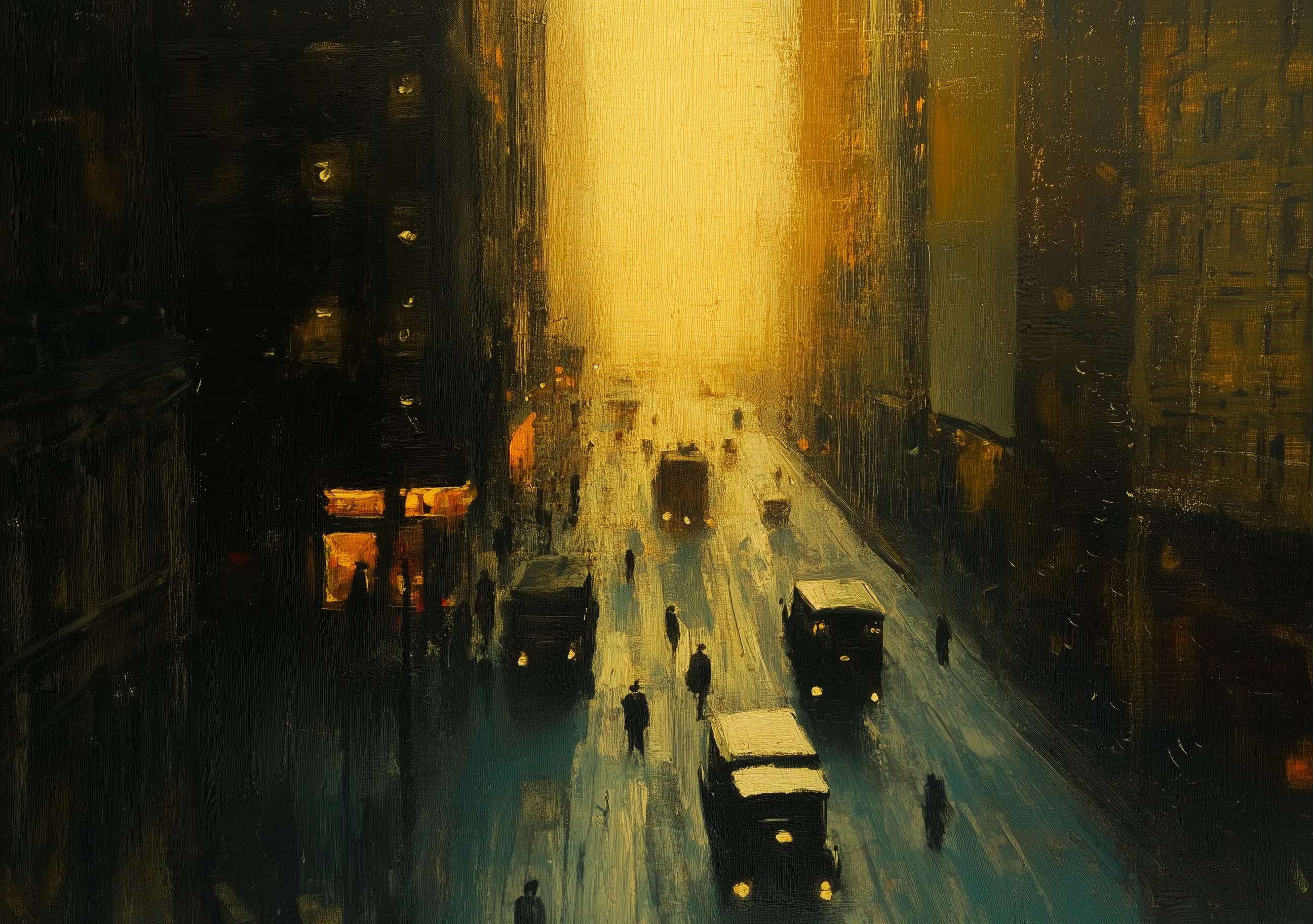 Night City Impressionism