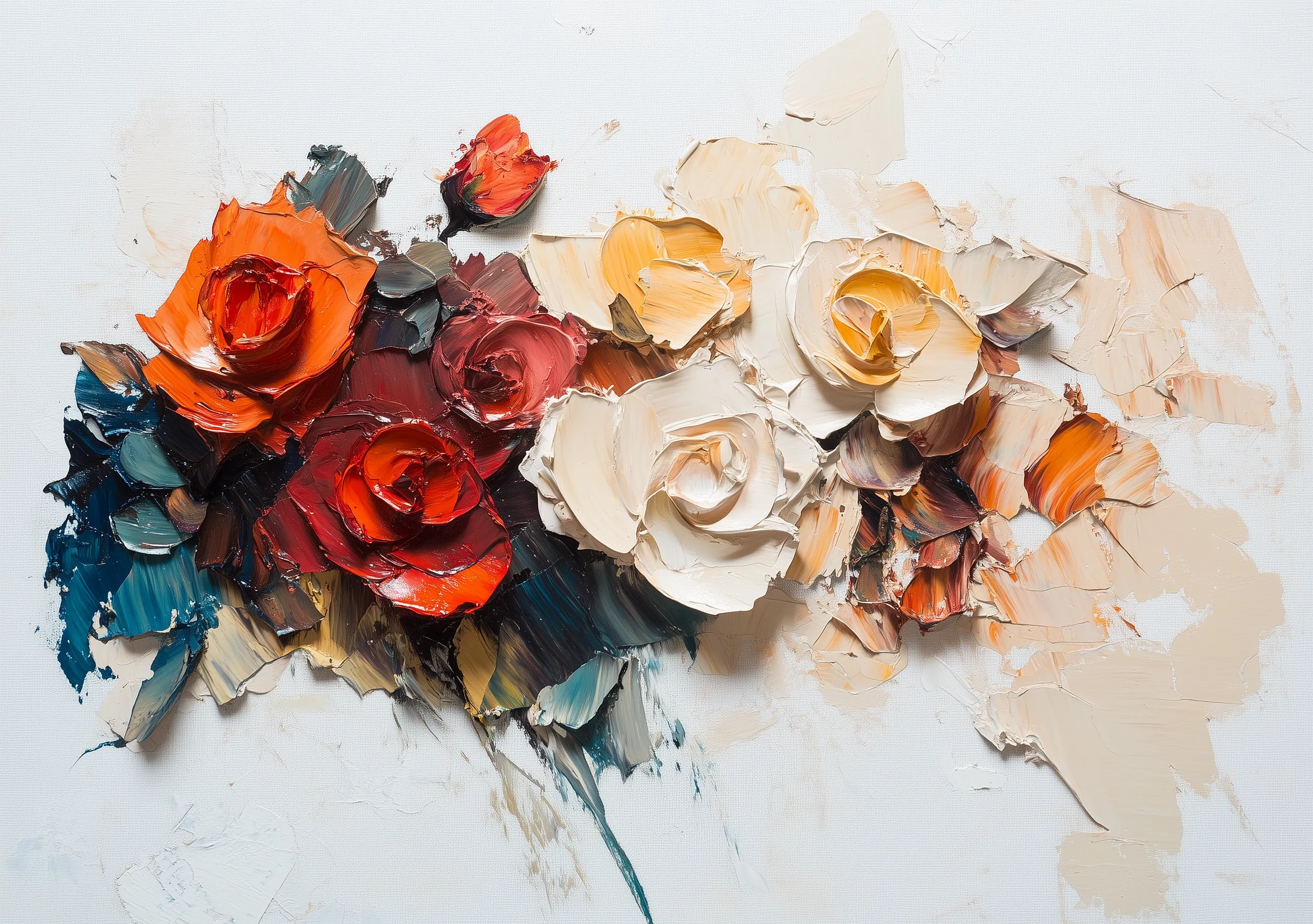 Painted Roses Canvas