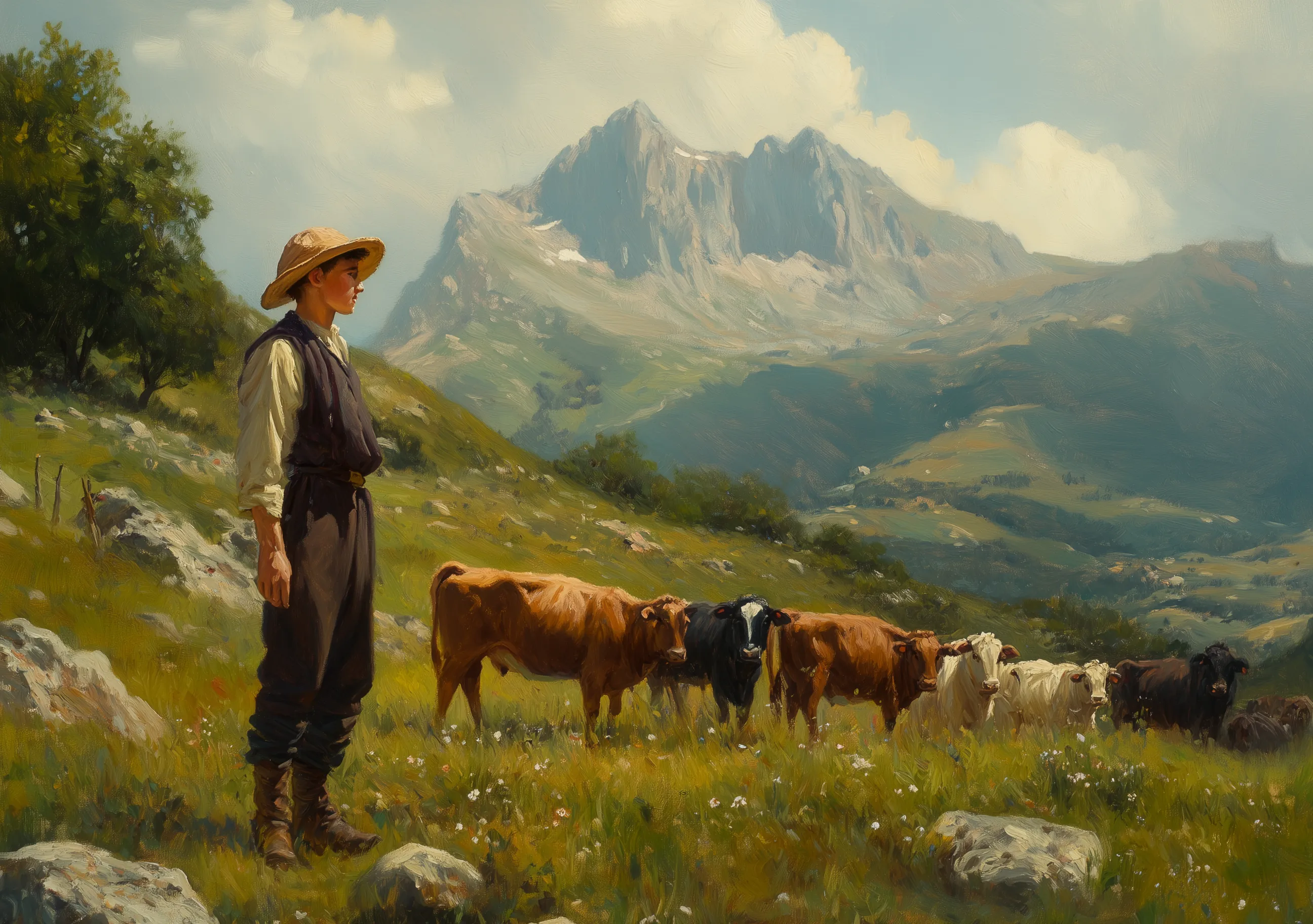 Retrato Atemporal: Pastoral Paisaje