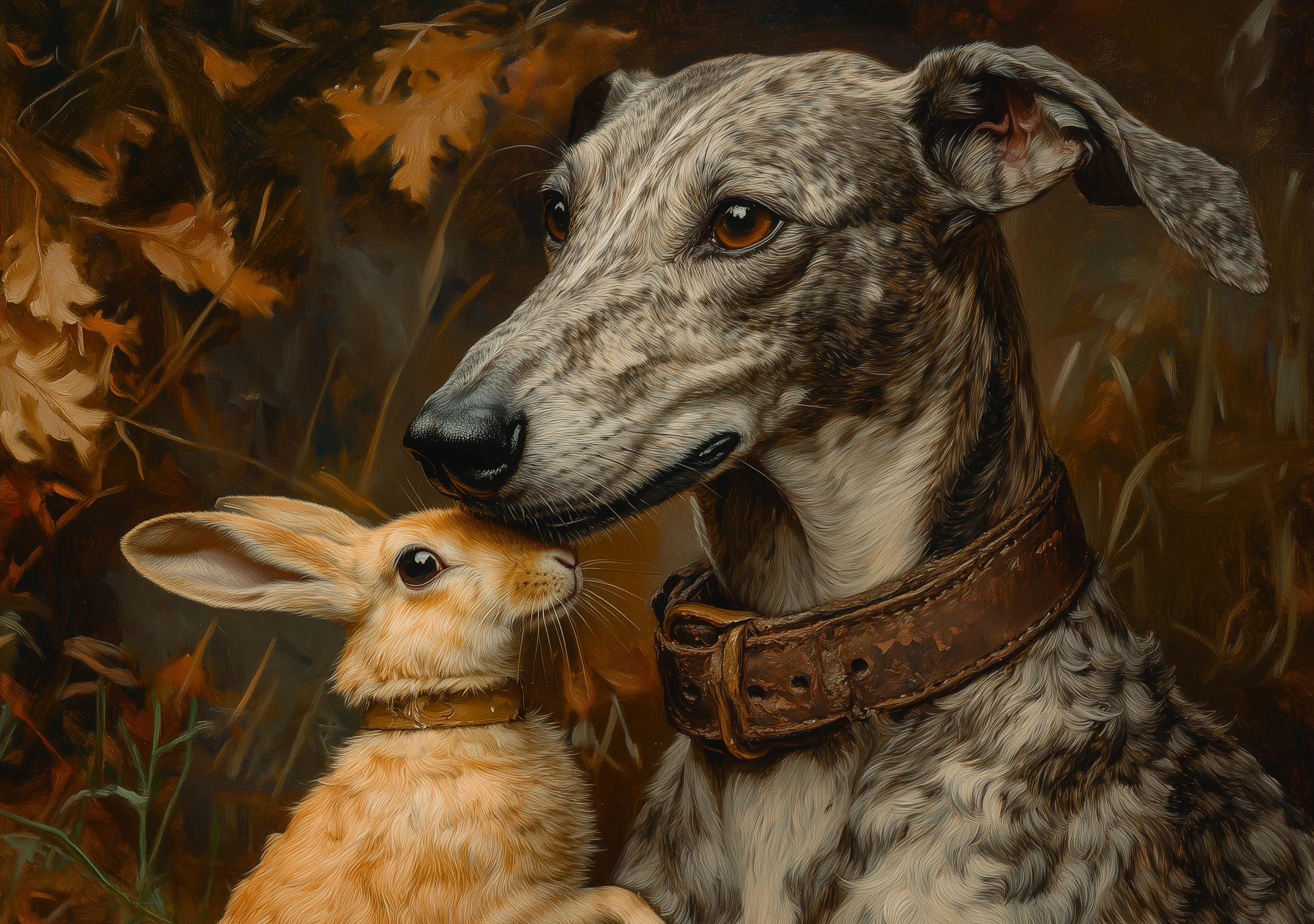 Puppies Rabbit Woodland
