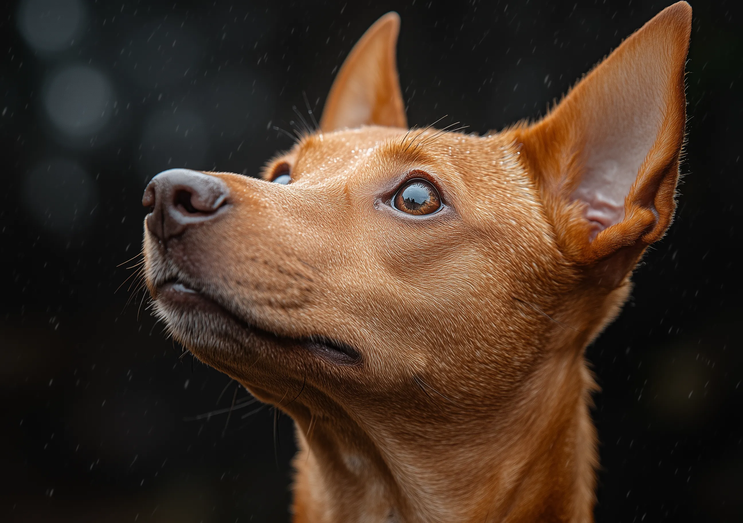 Puppy Freckled Blurred Background