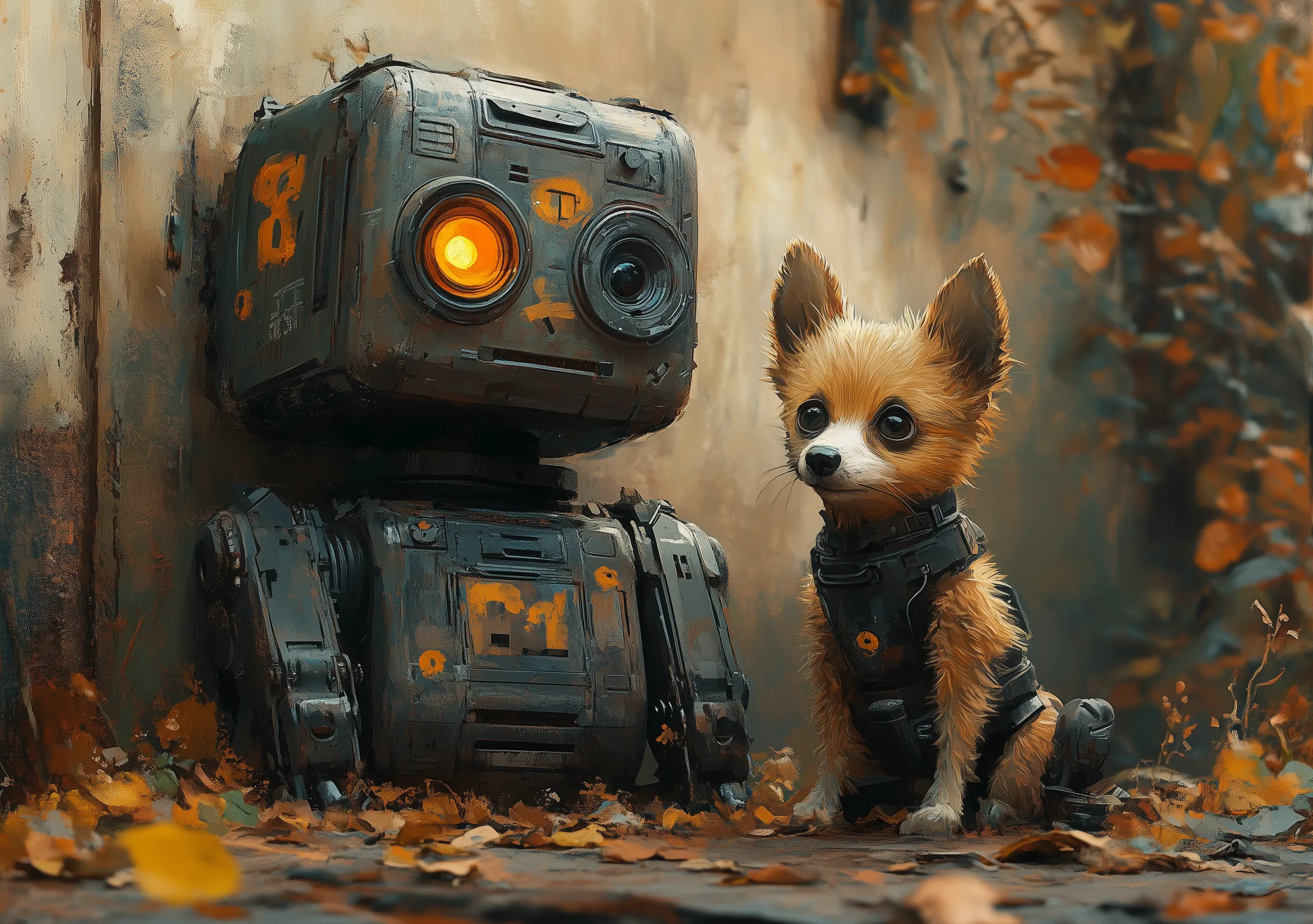 Robot Perro Otoño