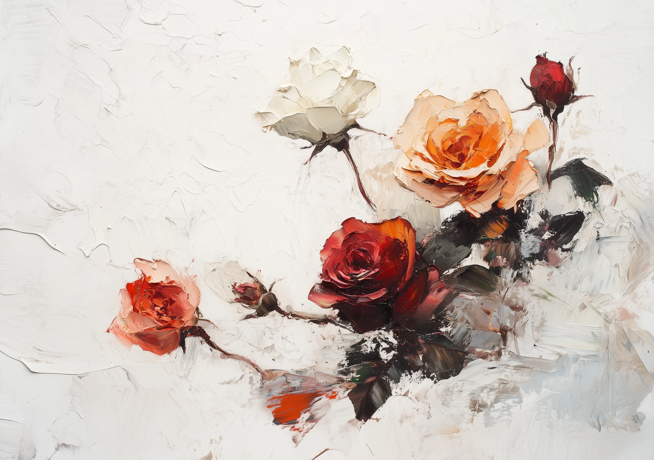 Rosas En Vase Artwork