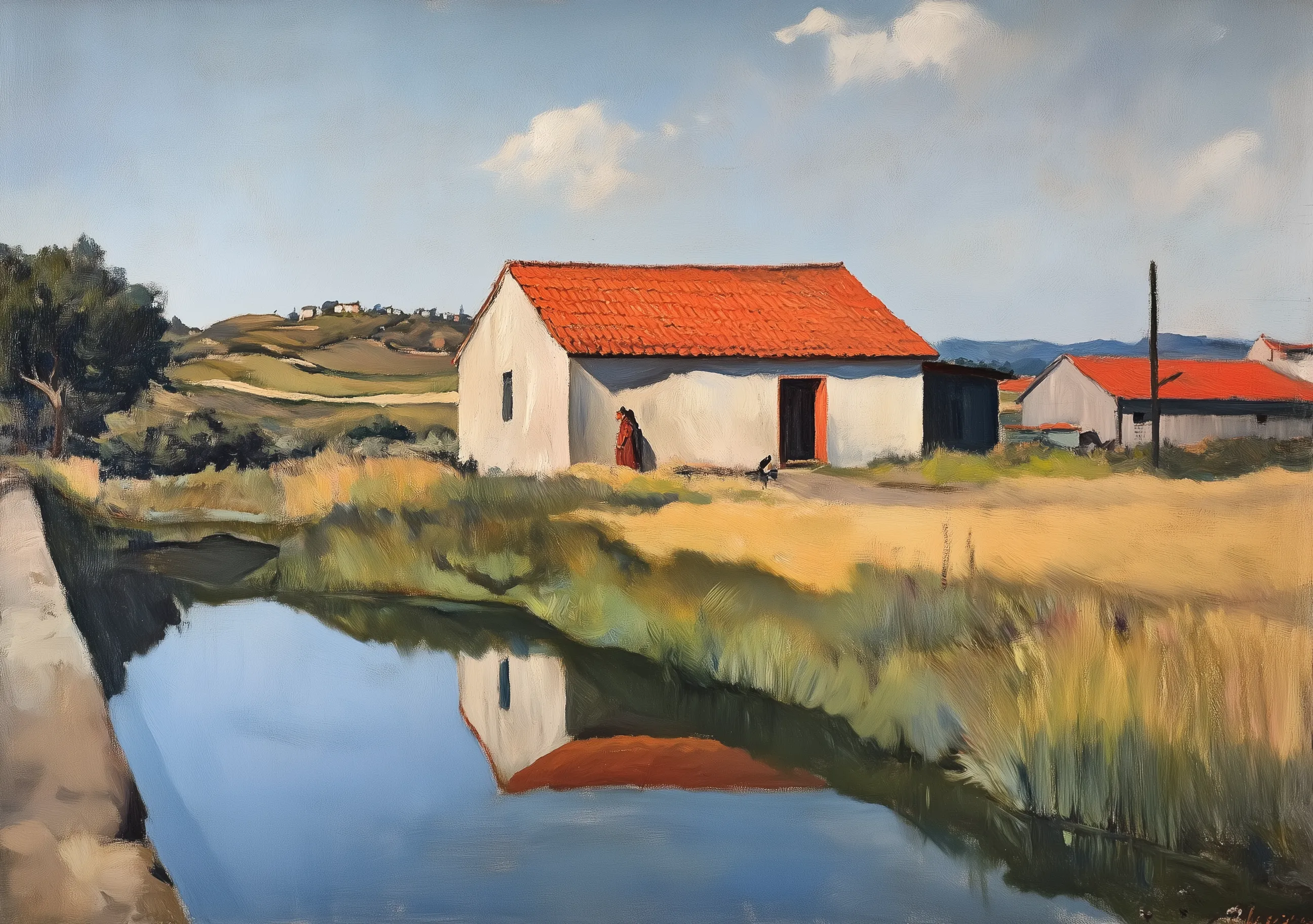 Rural Scene Impressionistic