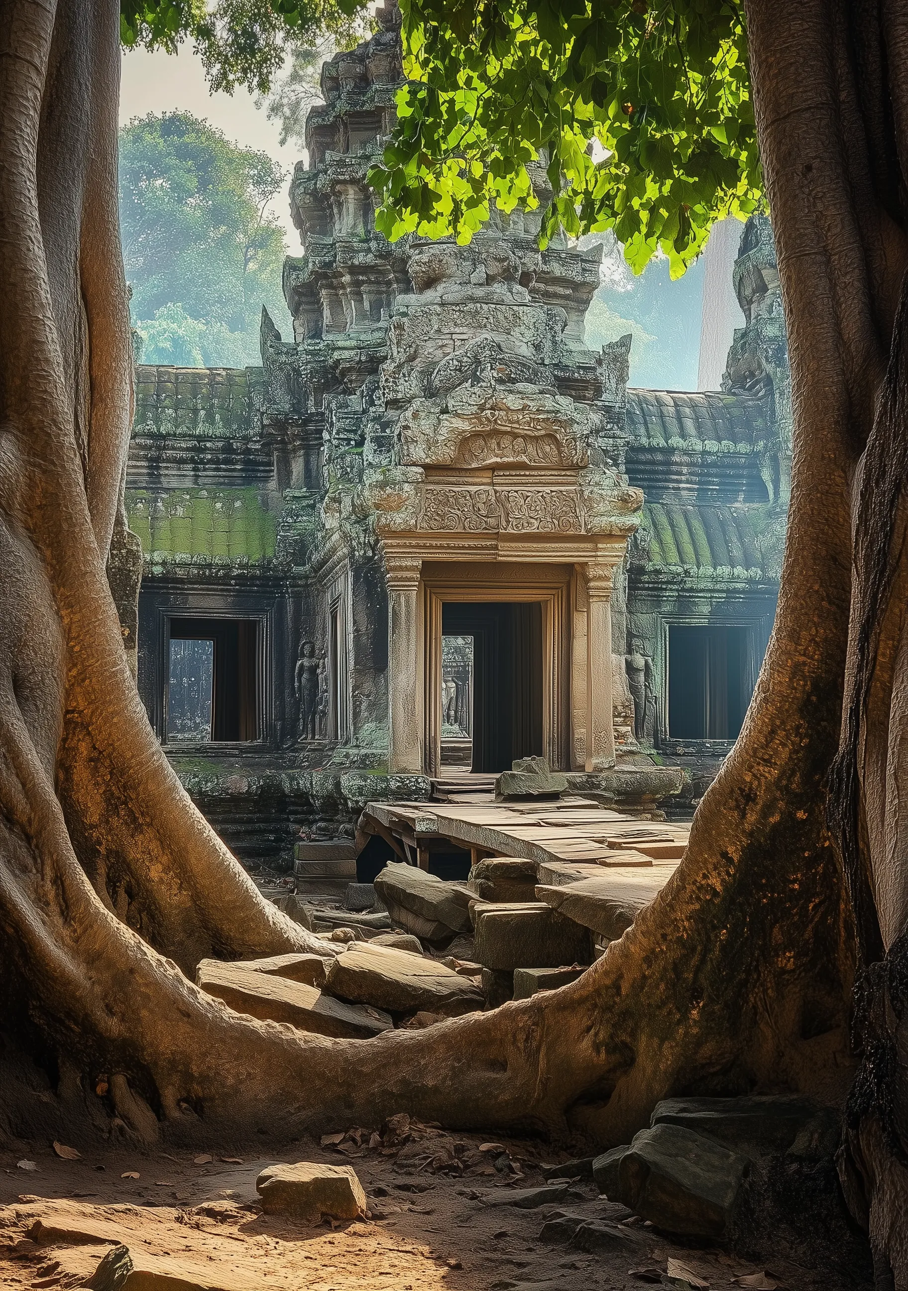 Temple Asian Ruins