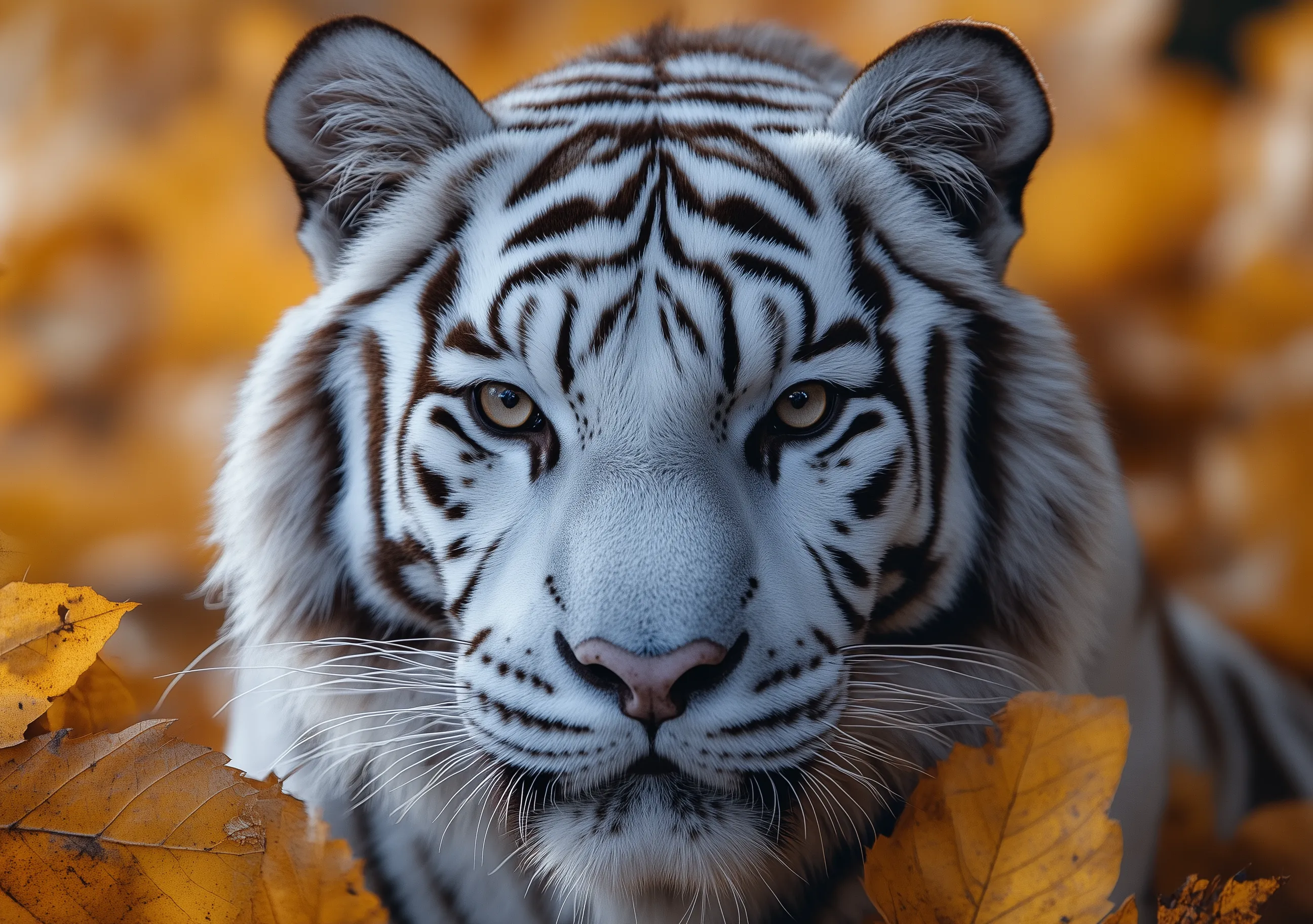 Tiger In Fall Colors