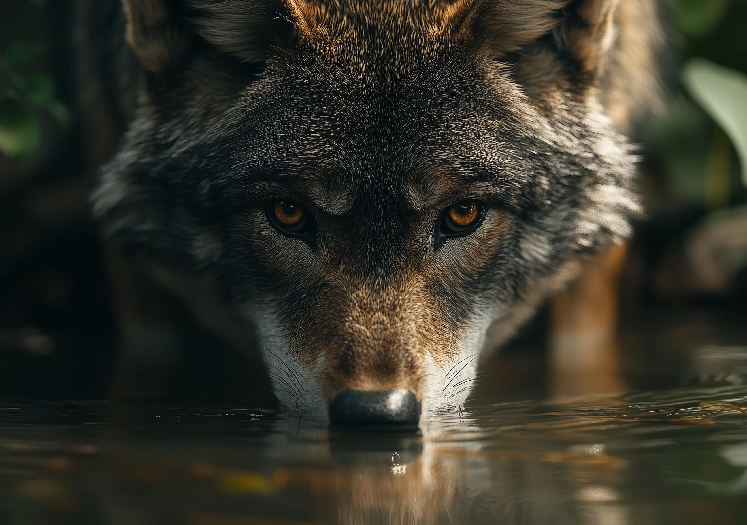 Wolf Drinking Water Digital