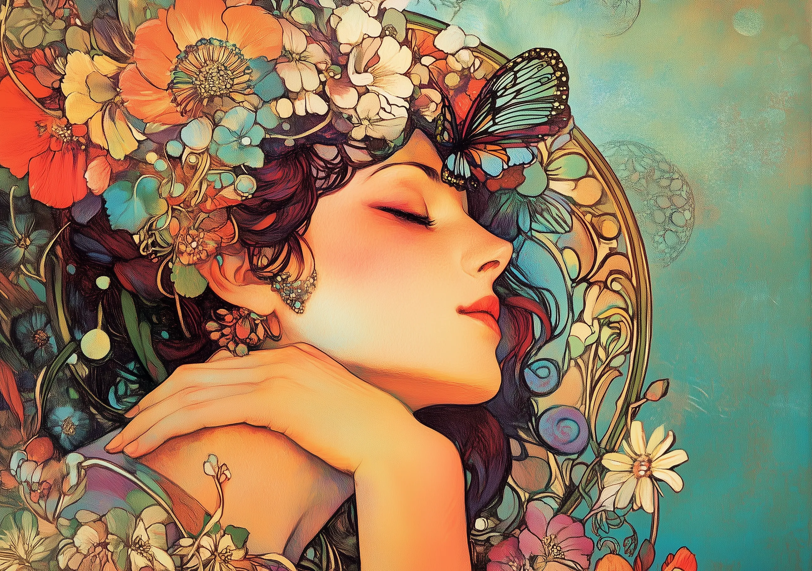 Colección Exclusiva: Womans Face Butterfly