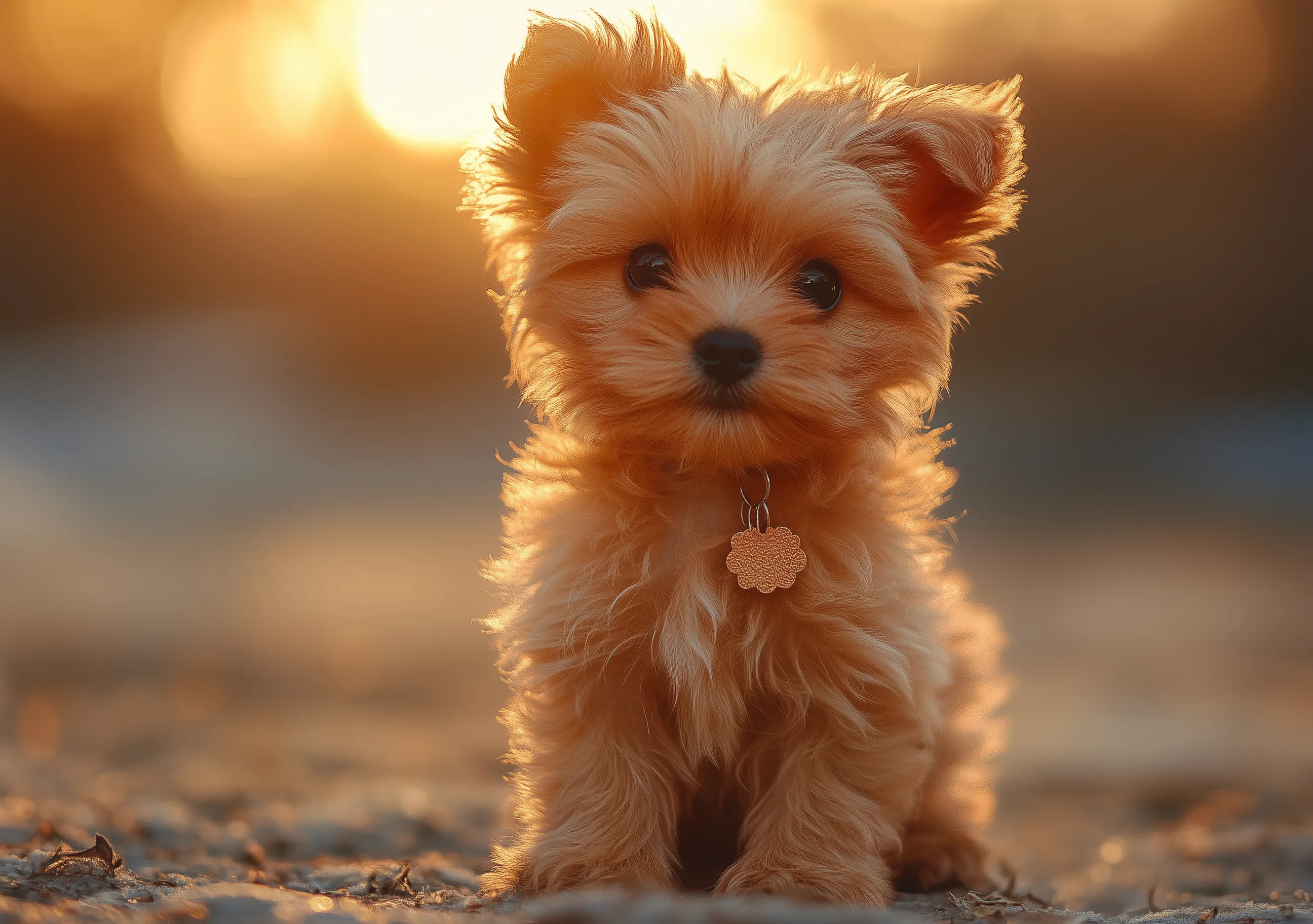 Yorkshire Sunset Puppy