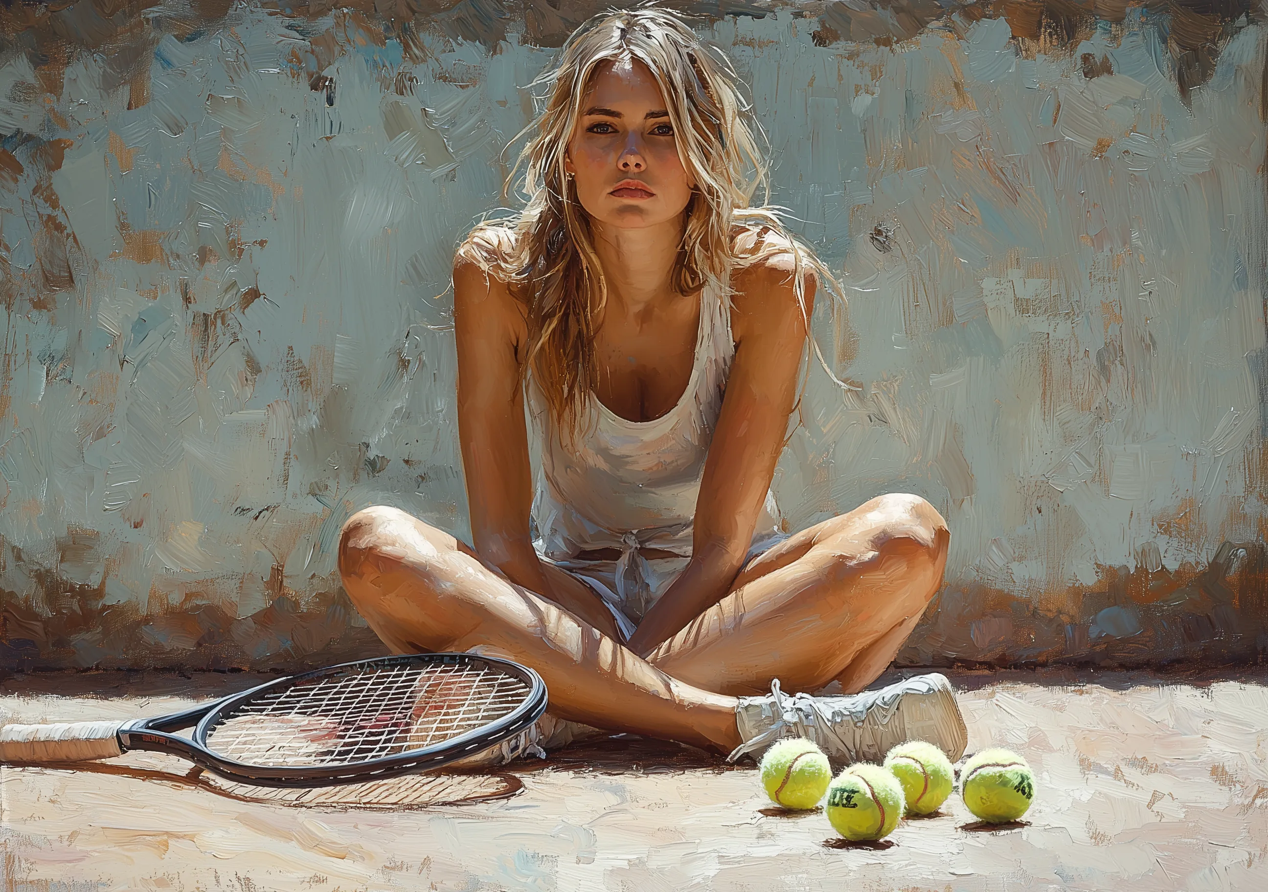 Young Woman Tennis